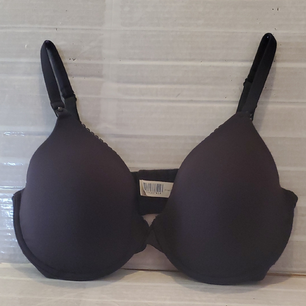 TWO HEARTS MATERNITY Black Undewire Bra Size 36 E